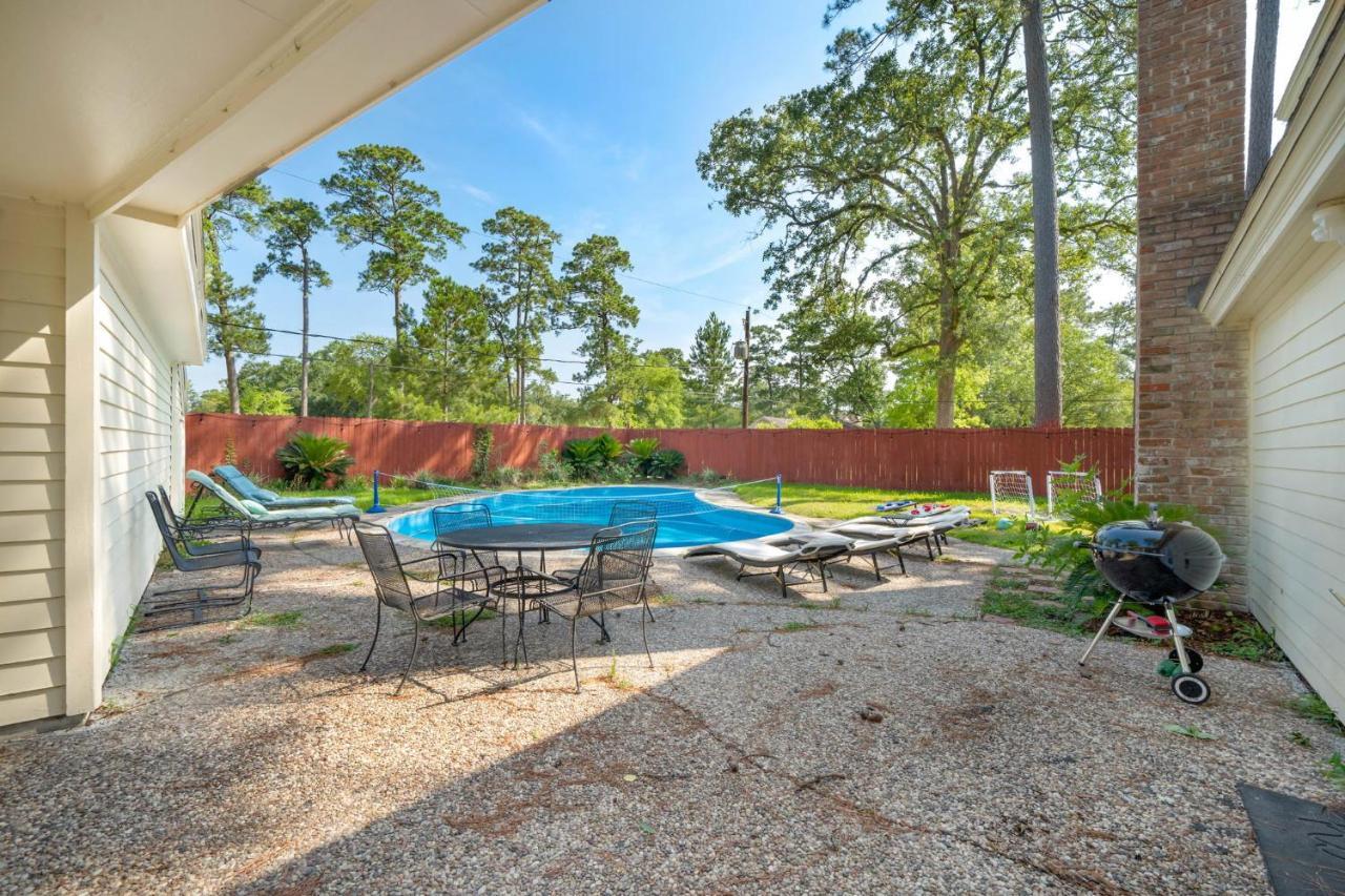 Pool Oasis Games Wifi Bbq Yard Sleep 16 Houston Exterior foto